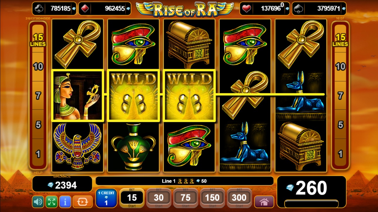 Rise of Ra slot big win