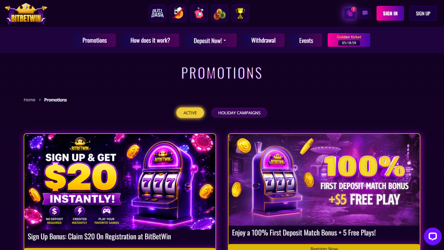 BitBetWin_Casino_promotions_desktop