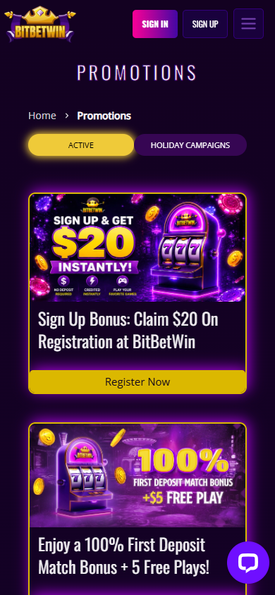 BitBetWin_Casino_promotions_mobile