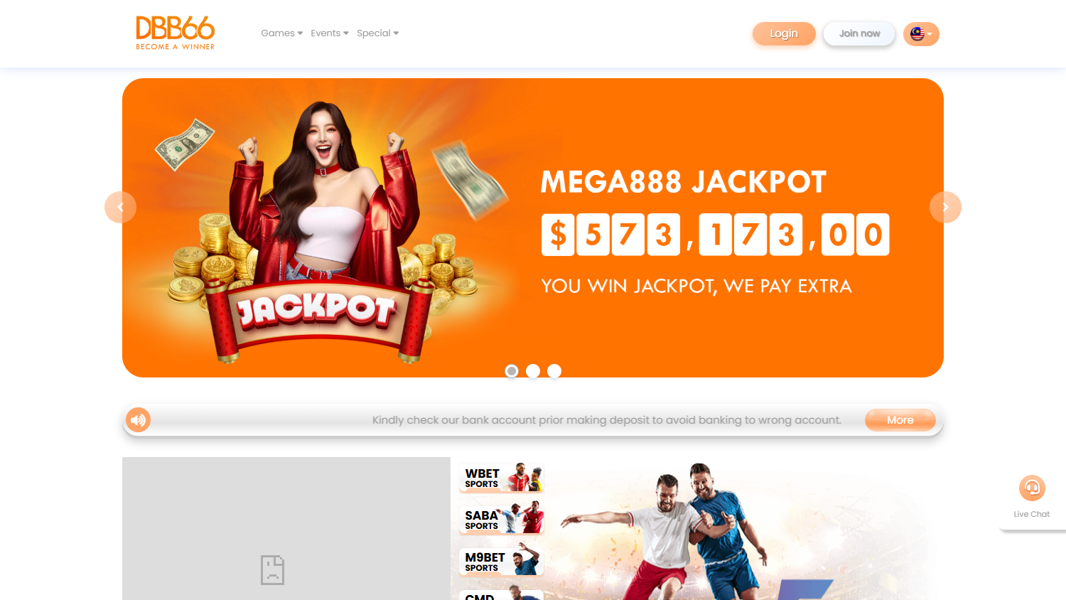 DBB66_Casino_homepage_desktop