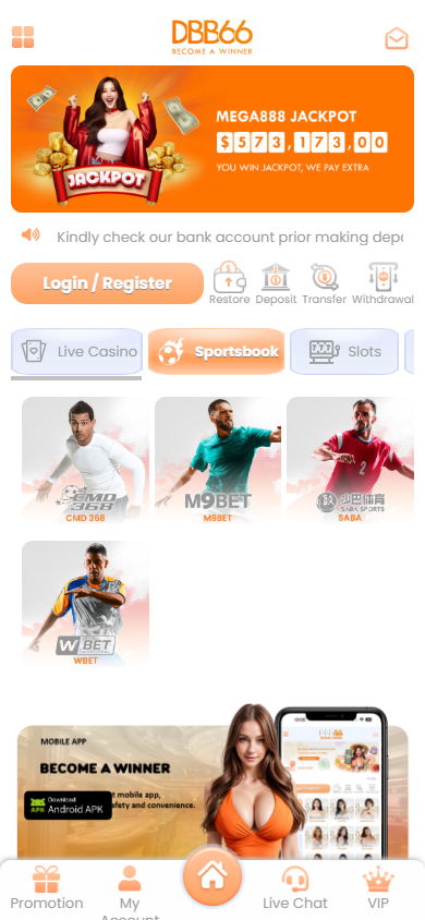 DBB66_Casino_homepage_mobile