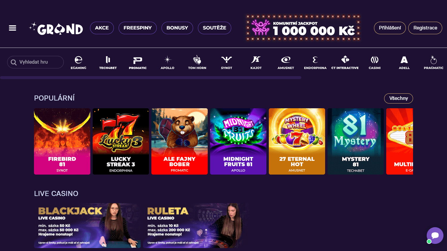 Grandwin_Casino_homepage_desktop
