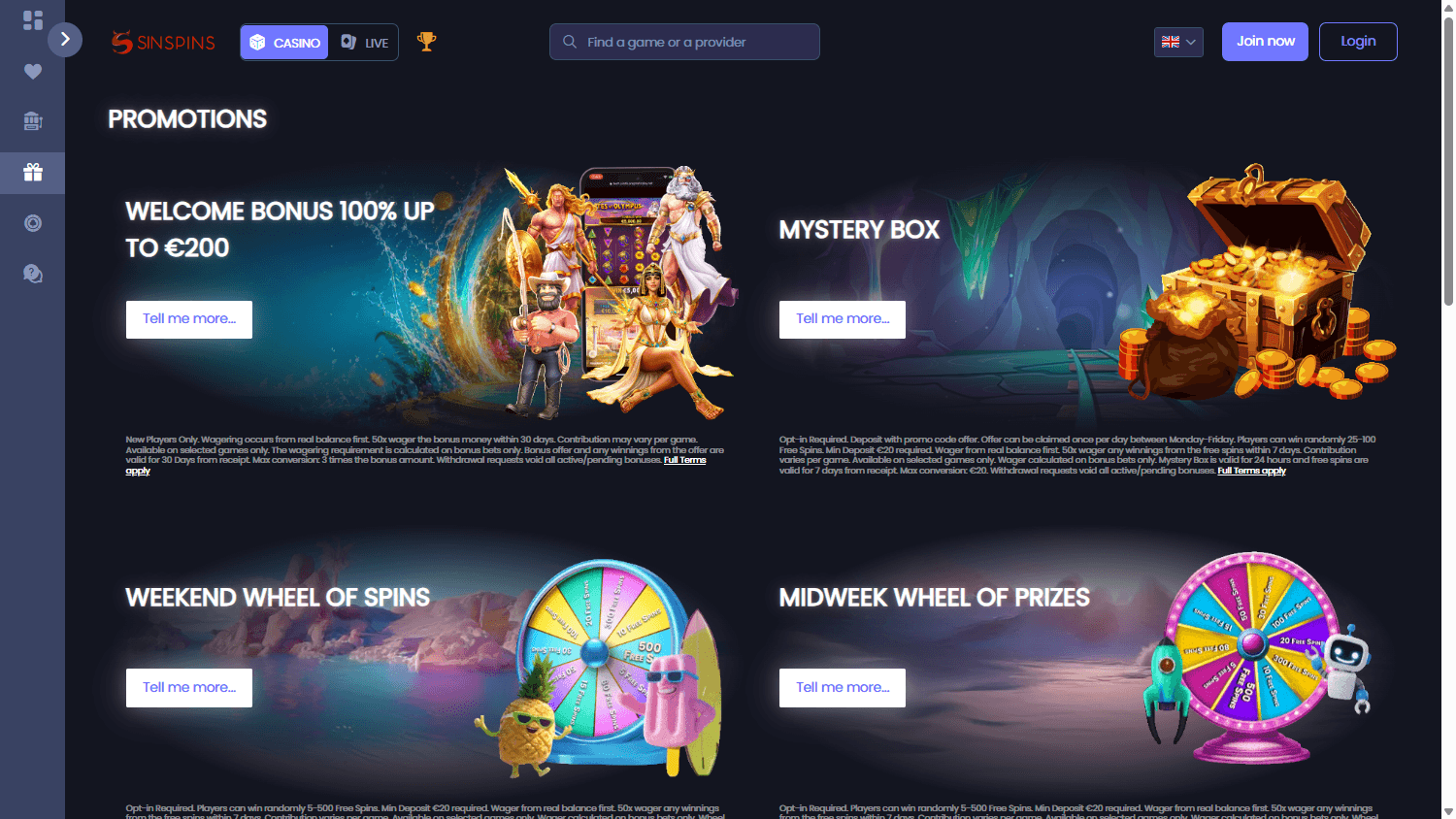 Sin_Spins_Casino_promotions_desktop