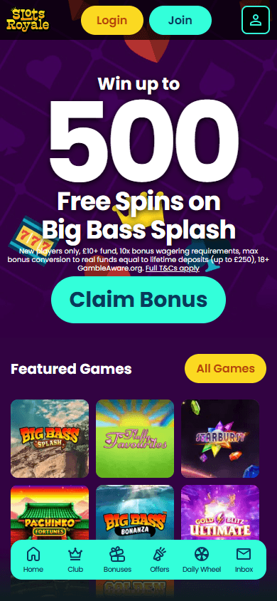 slots_royale_casino_homepage_mobile