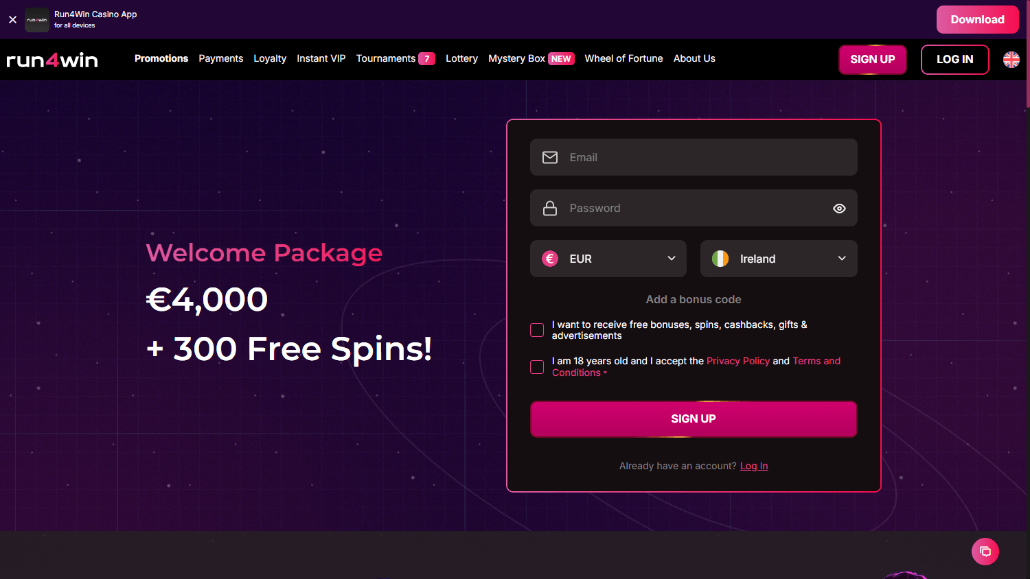run4win_casino_promotions_desktop