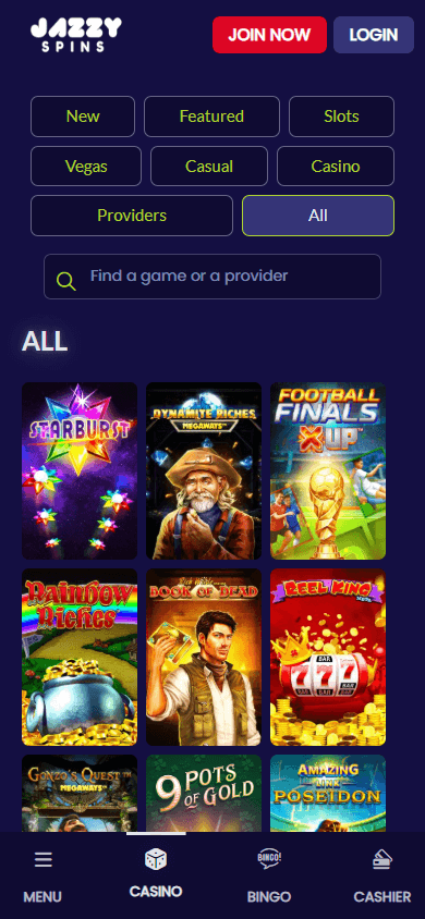 Jazzy_Spins_Casino_game_gallery_mobile