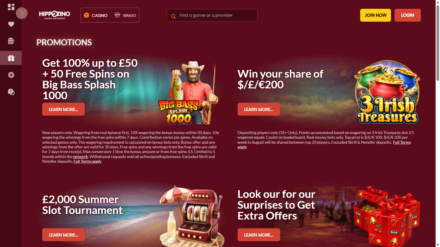 Hippozino_Casino_promotions_desktop