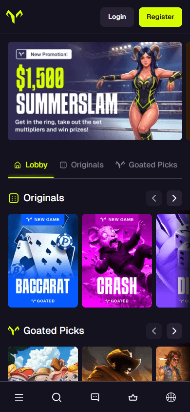 goated_casino_homepage_mobile