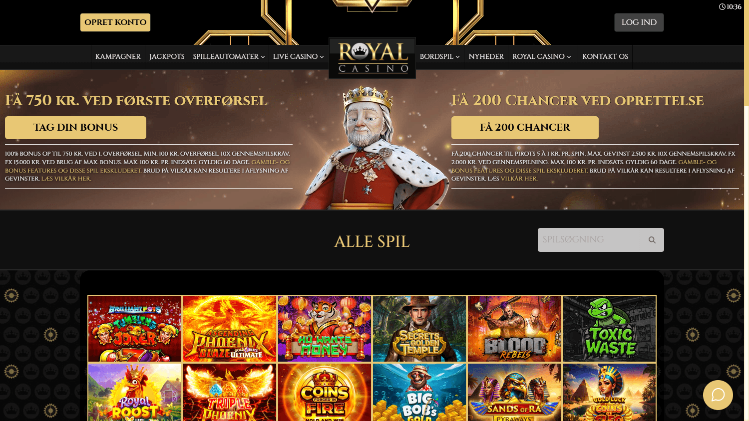 Royal Casino_DK_game_gallery_desktop