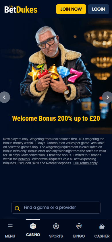 betdukes_casino_homepage_mobile