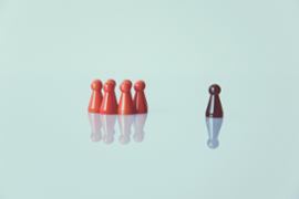A person isolated