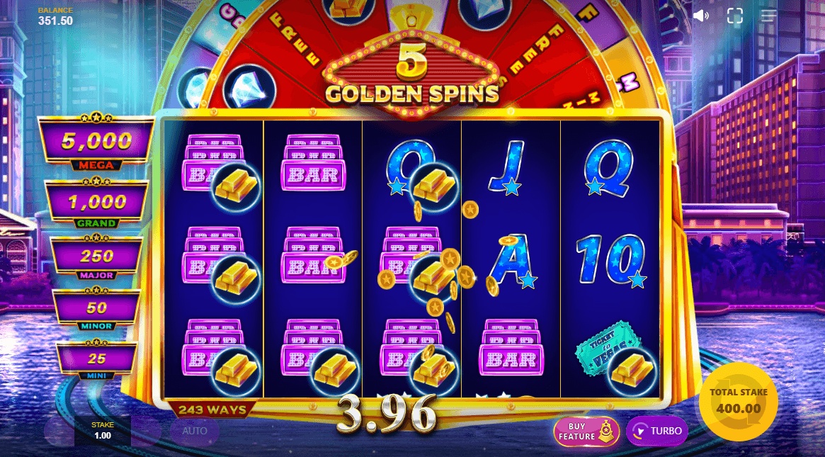 During the Free Spins, the Train Scatters are assigned a random value and locked in place