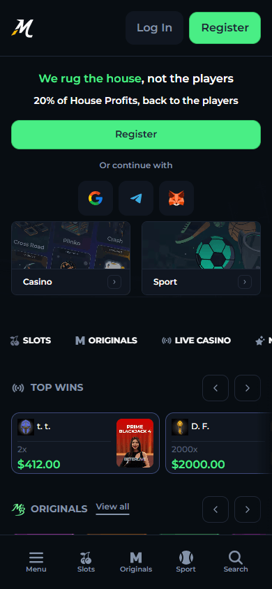 MineBit_Casino_homepage_mobile