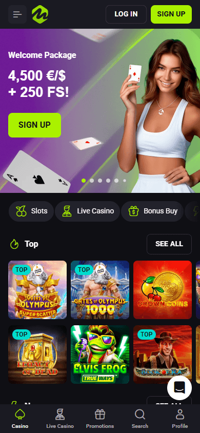 mateslots_casino_homepage_mobile