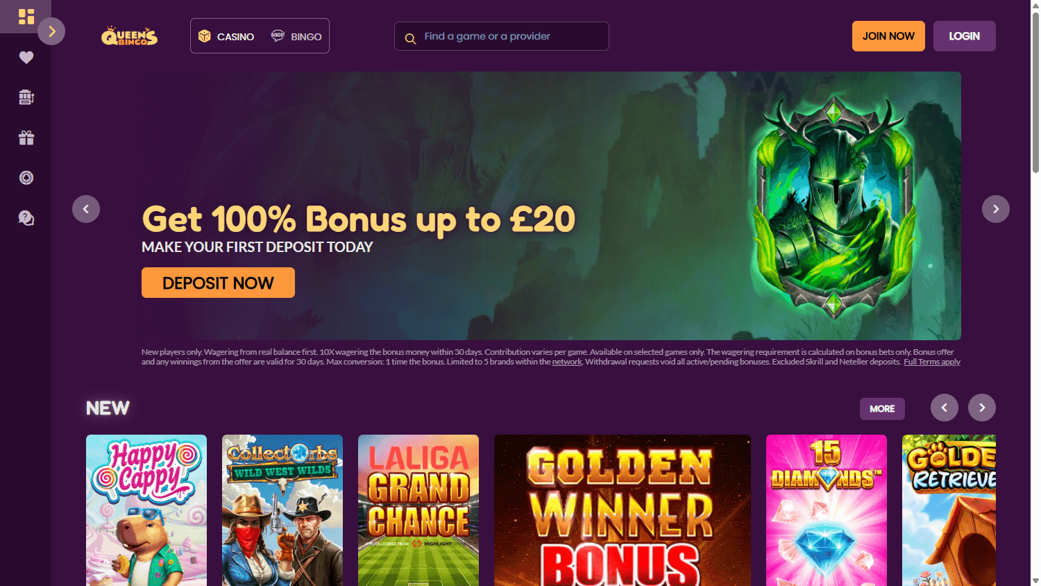 queens_bingo_casino_homepage_desktop
