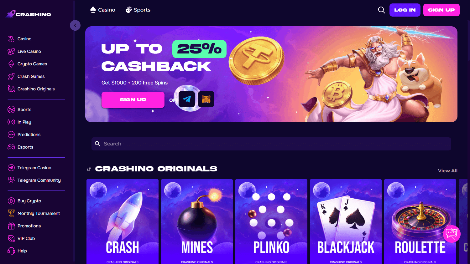 crashino_casino_homepage_desktop