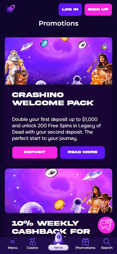 crashino_casino_promotions_mobile