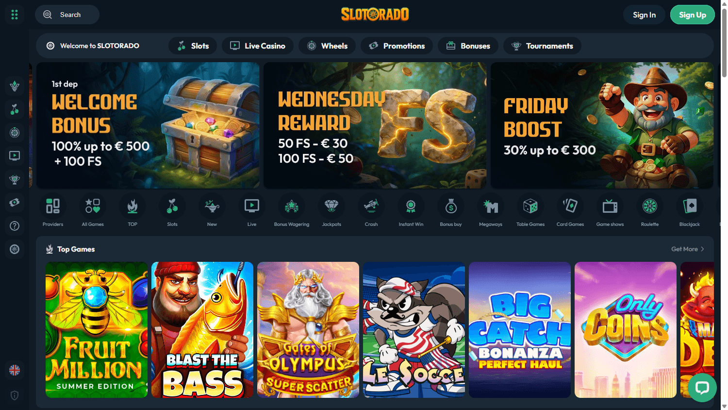 slotorado_casino_homepage_desktop