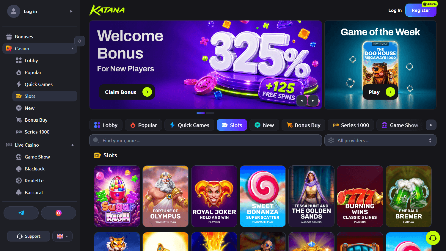A UK Player’s Review of Katana Casino Online