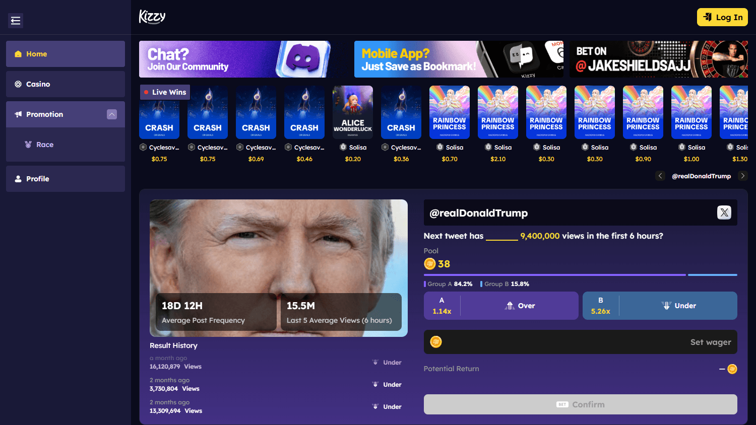 kizzy_casino_homepage_desktop