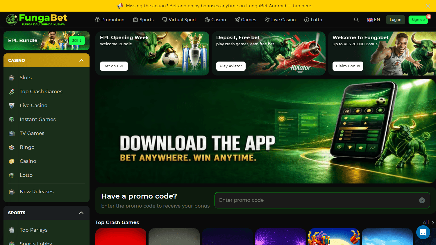 fungabet_casino_homepage_desktop