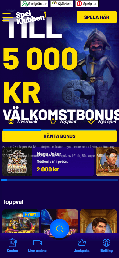 spelklubben_casino_homepage_mobile