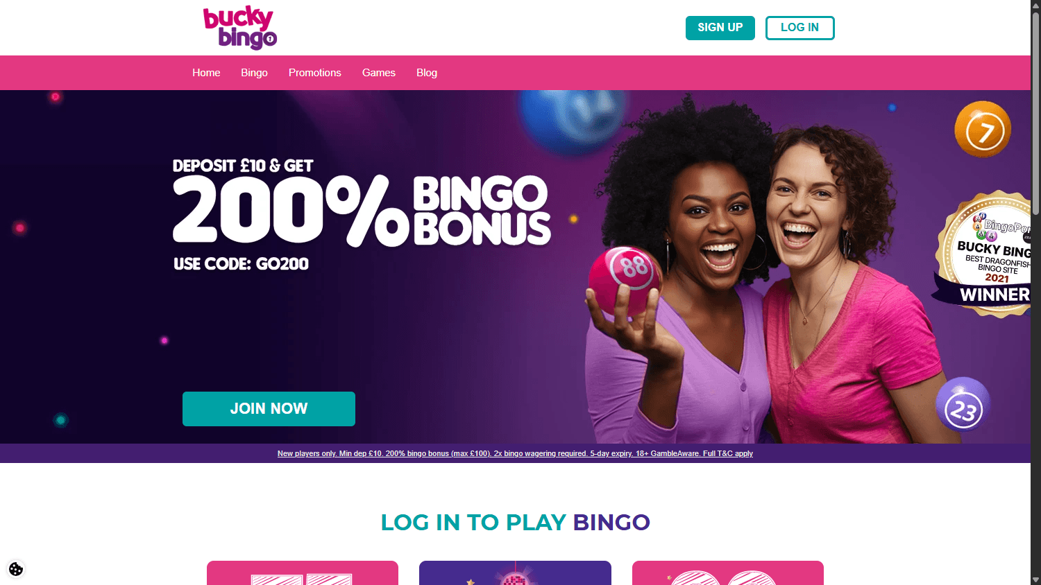 bucky_bingo_casino_homepage_desktop