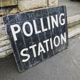 polling-station-sign