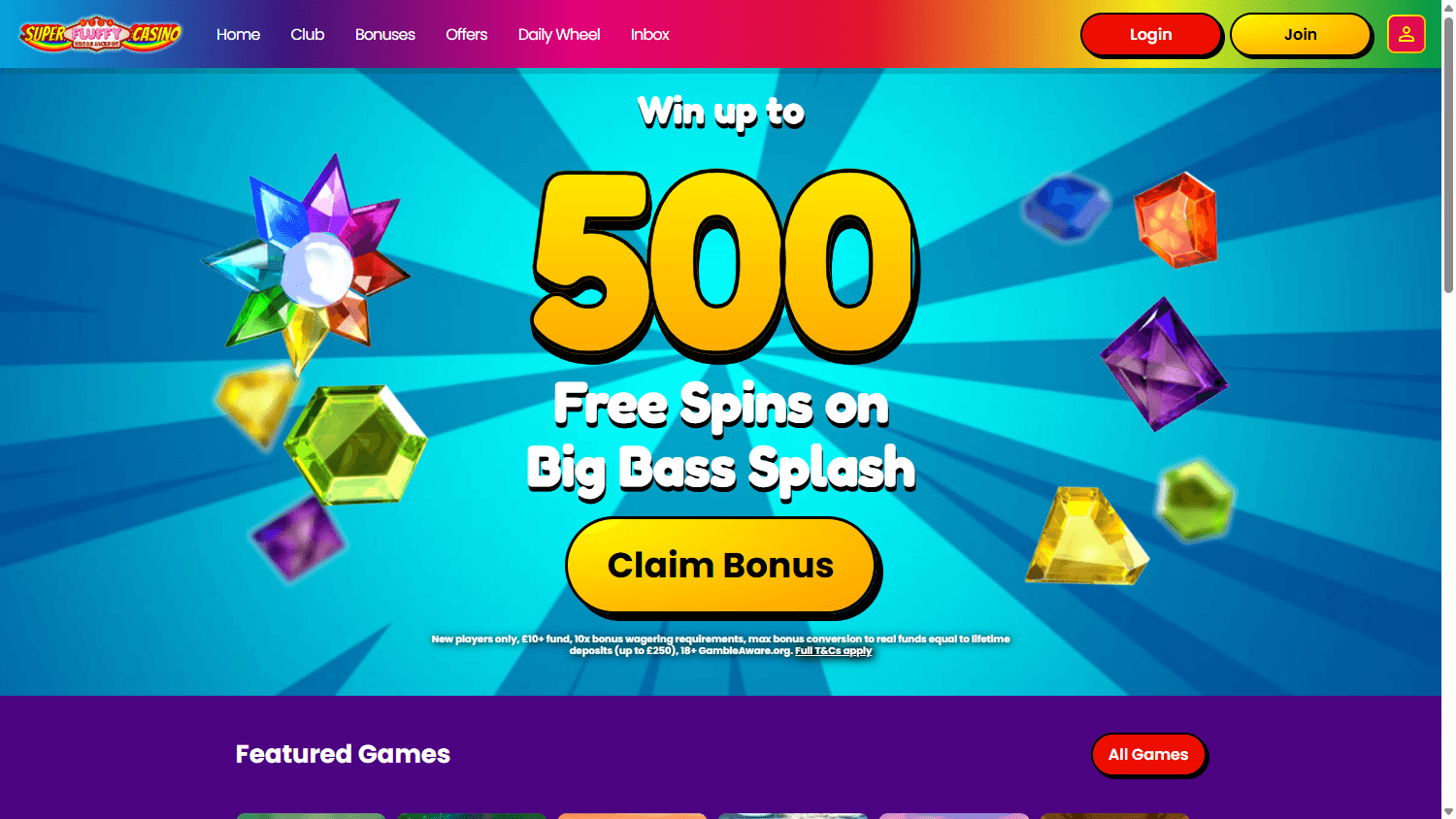 super_mega_fluffy_rainbow_vegas_jackpot_casino_homepage_desktop