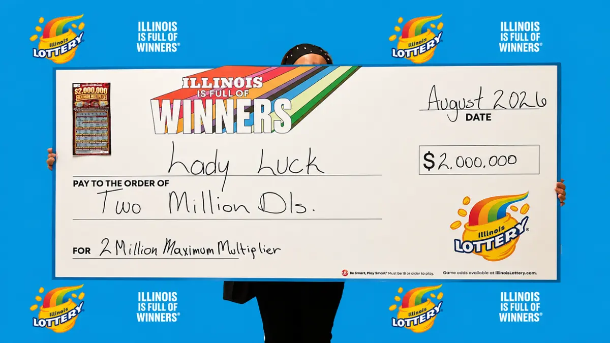 Lady Luck wins it big in Illinois