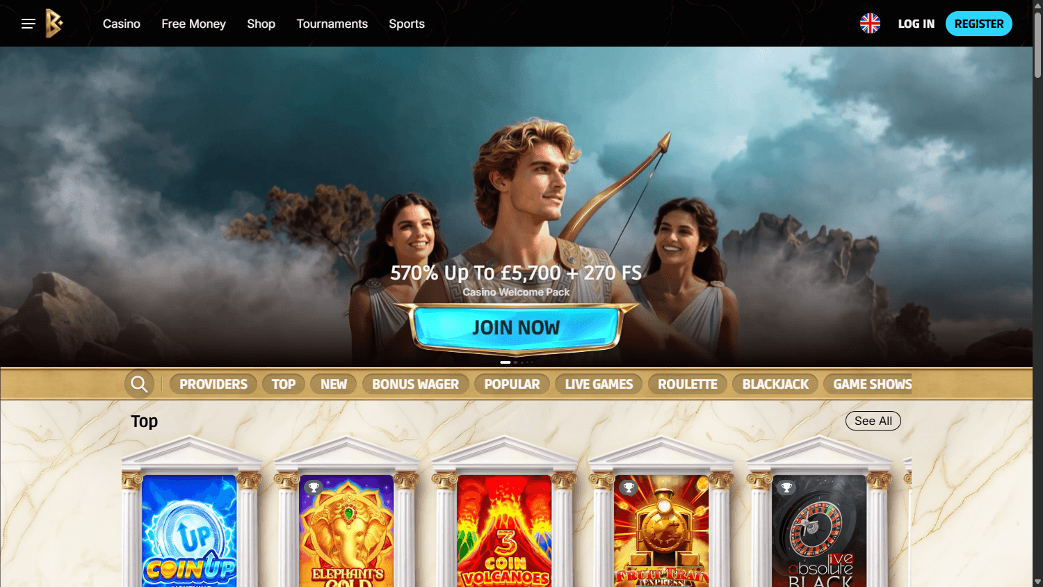 betmica_casino_homepage_desktop