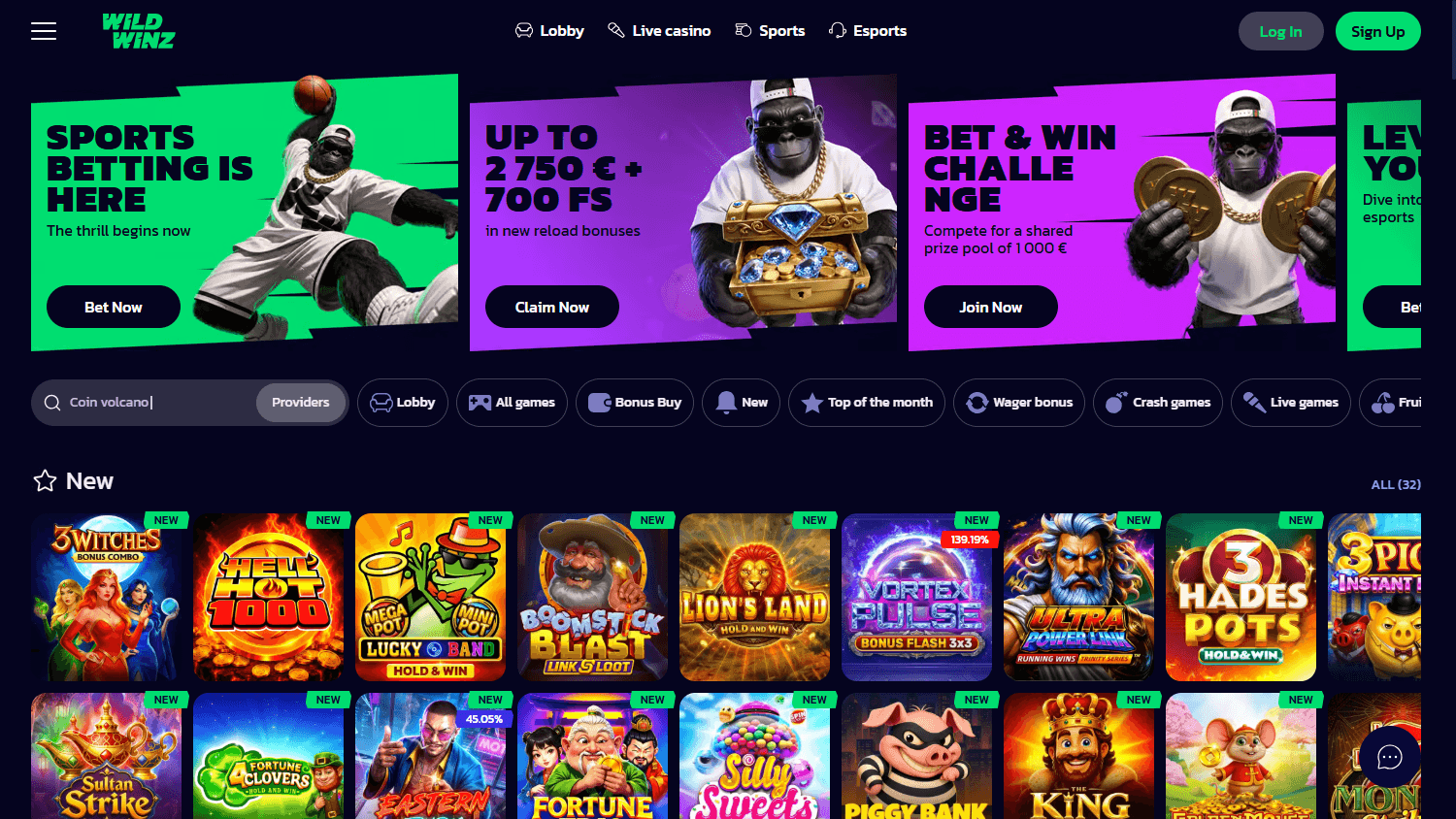 wild_winz_casino_homepage_desktop