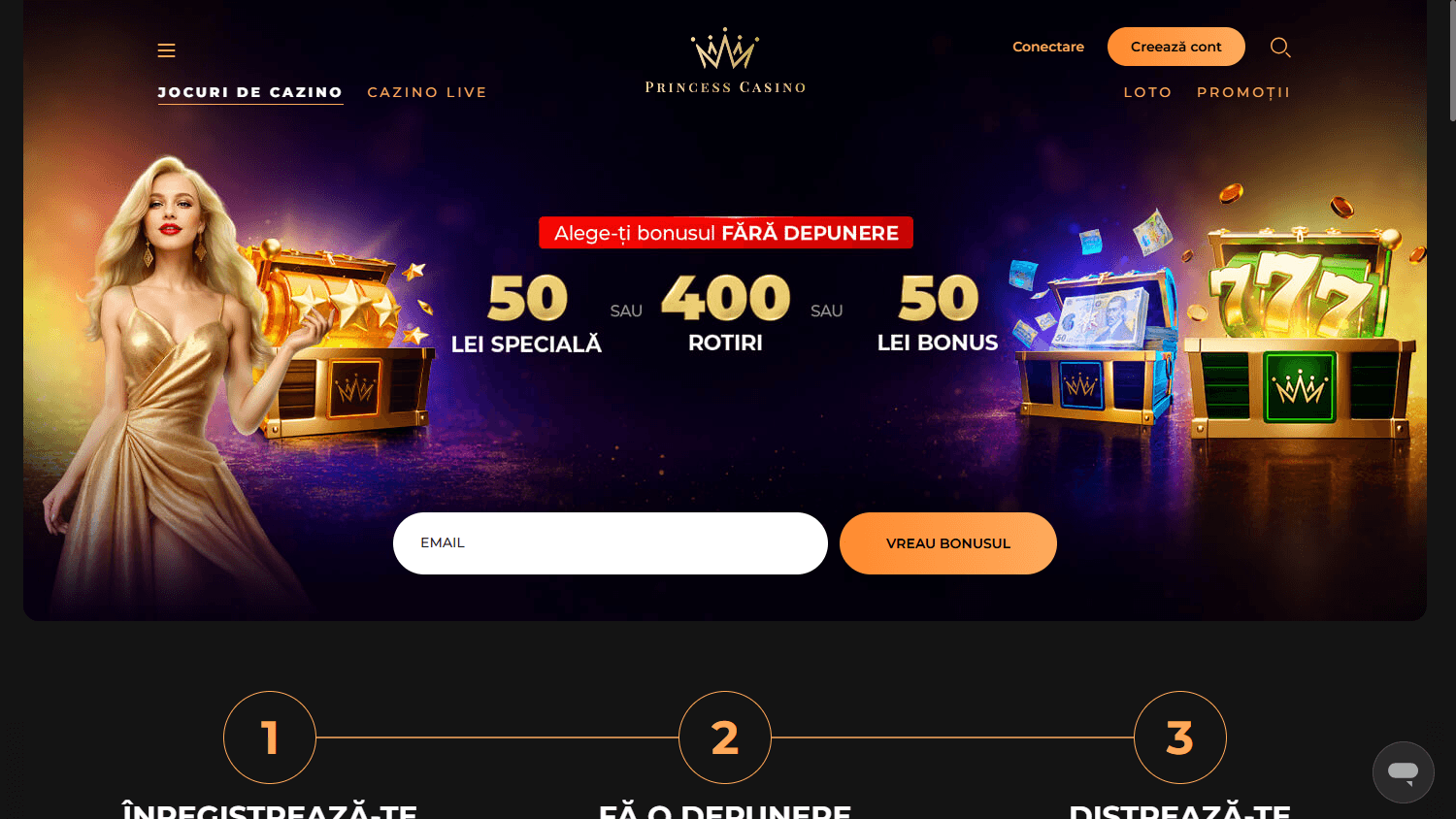 Princess_Casino_homepage_desktop