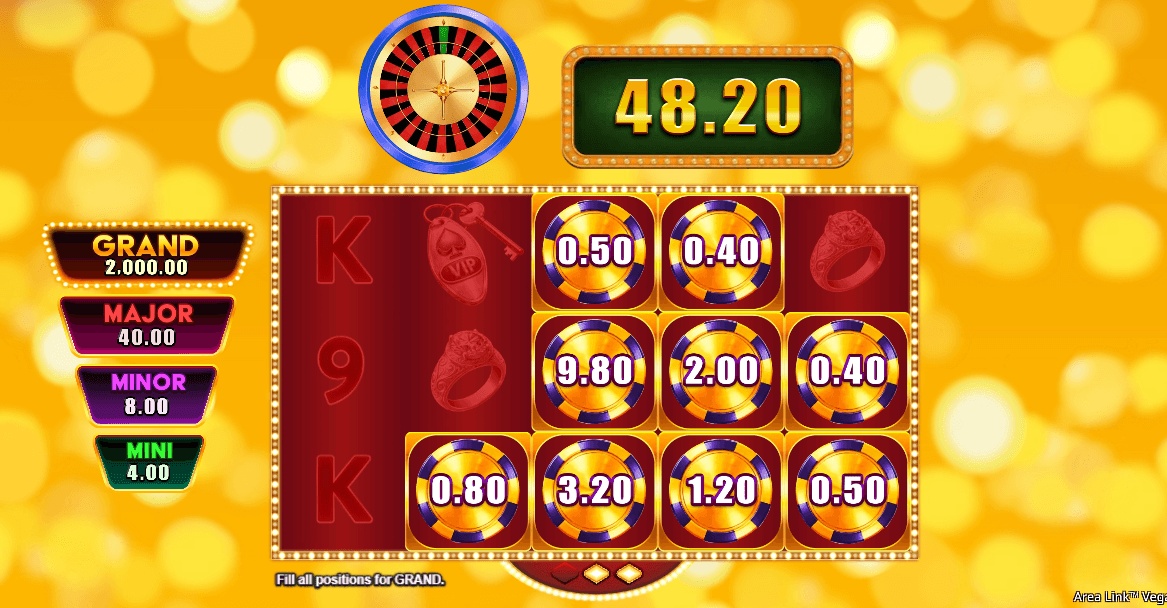 Area Link Vegas contains some familiar gaming mechanics