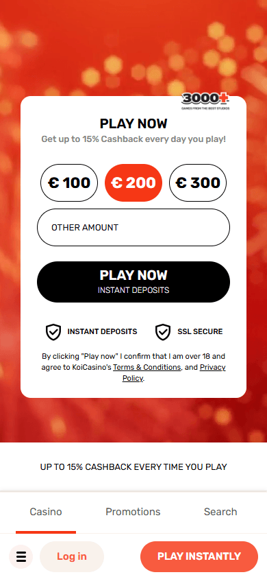 Koi_Casino_homepage_mobile