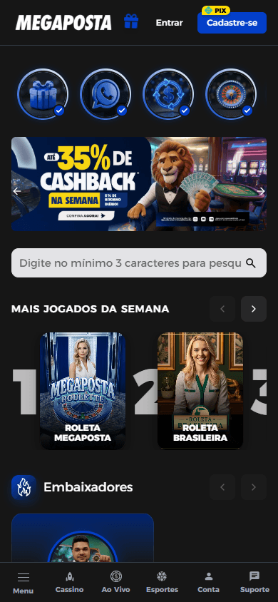 megaposta_casino_homepage_mobile