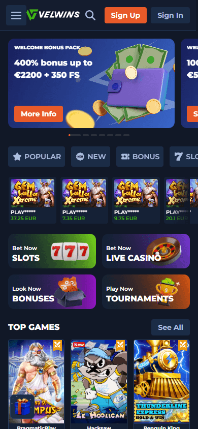 velwins_casino_homepage_mobile
