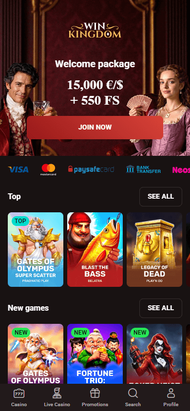 win_kingdom_casino_homepage_mobile