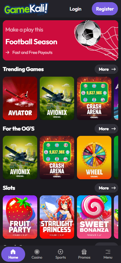 gamekali_casino_homepage_mobile