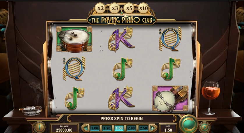 The Paying Piano Club Free Play in Demo Mode