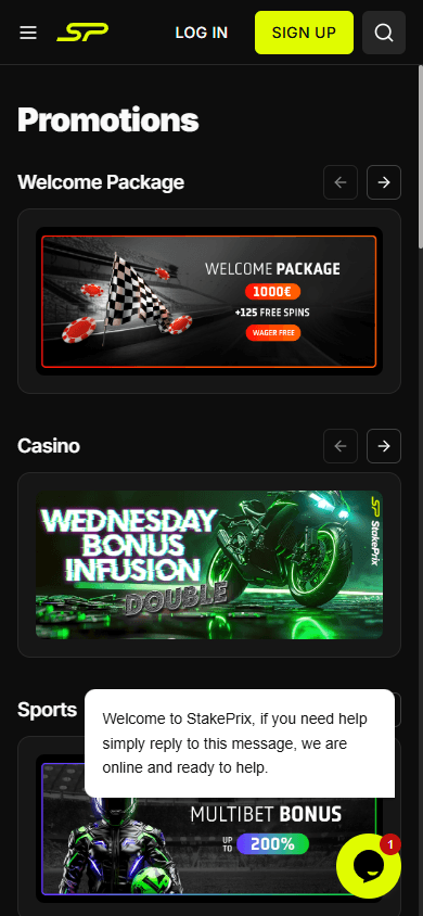 StakePrix_Casino_promotions_mobile