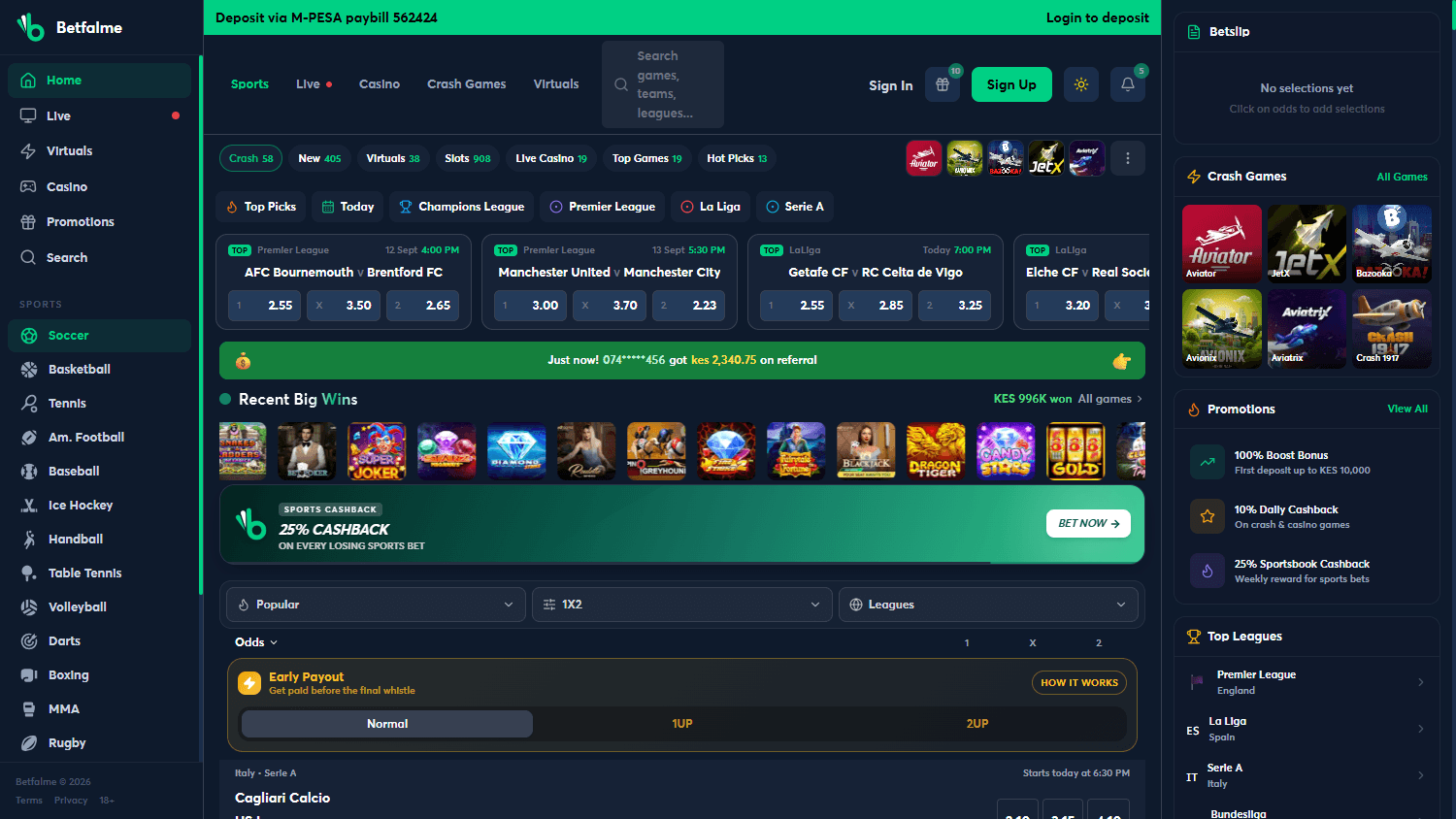betfalme_casino_homepage_desktop