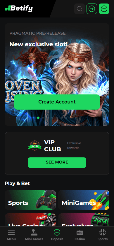 betify_casino_homepage_mobile