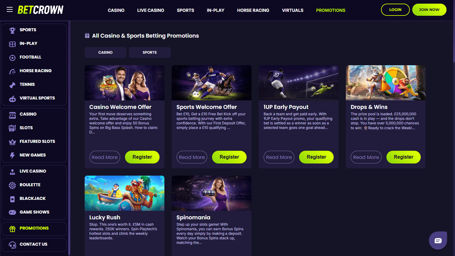 betcrown_casino_promotions_desktop