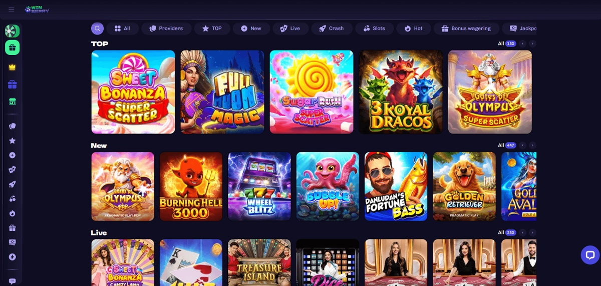 Winberry impresses among our online casino reviews in Canada