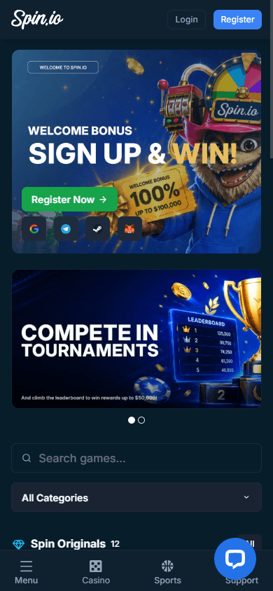 spin.io_casino_homepage_mobile