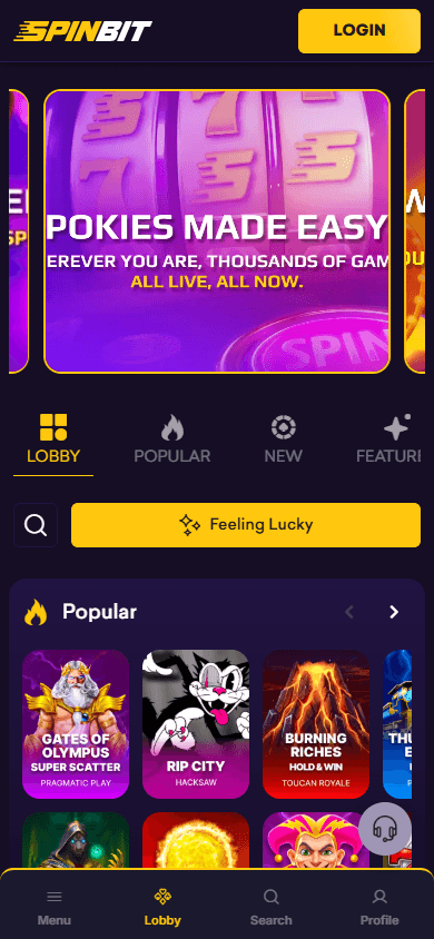 spinbit_casino_homepage_mobile