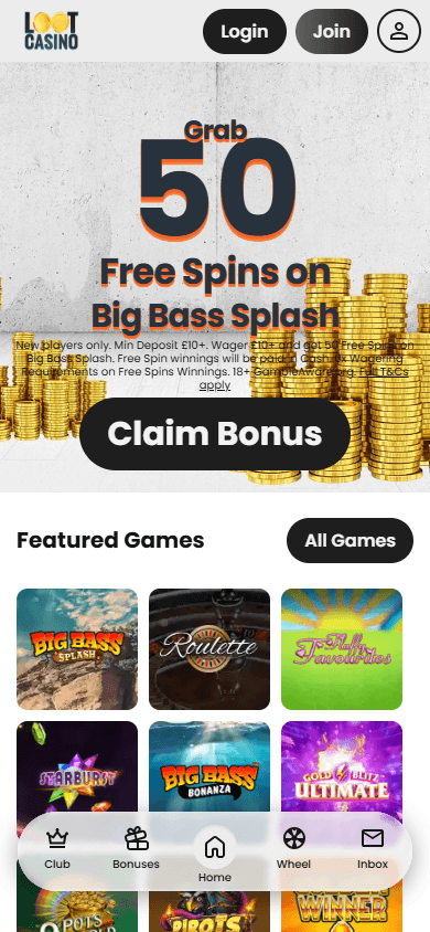 loot_casino_homepage_mobile