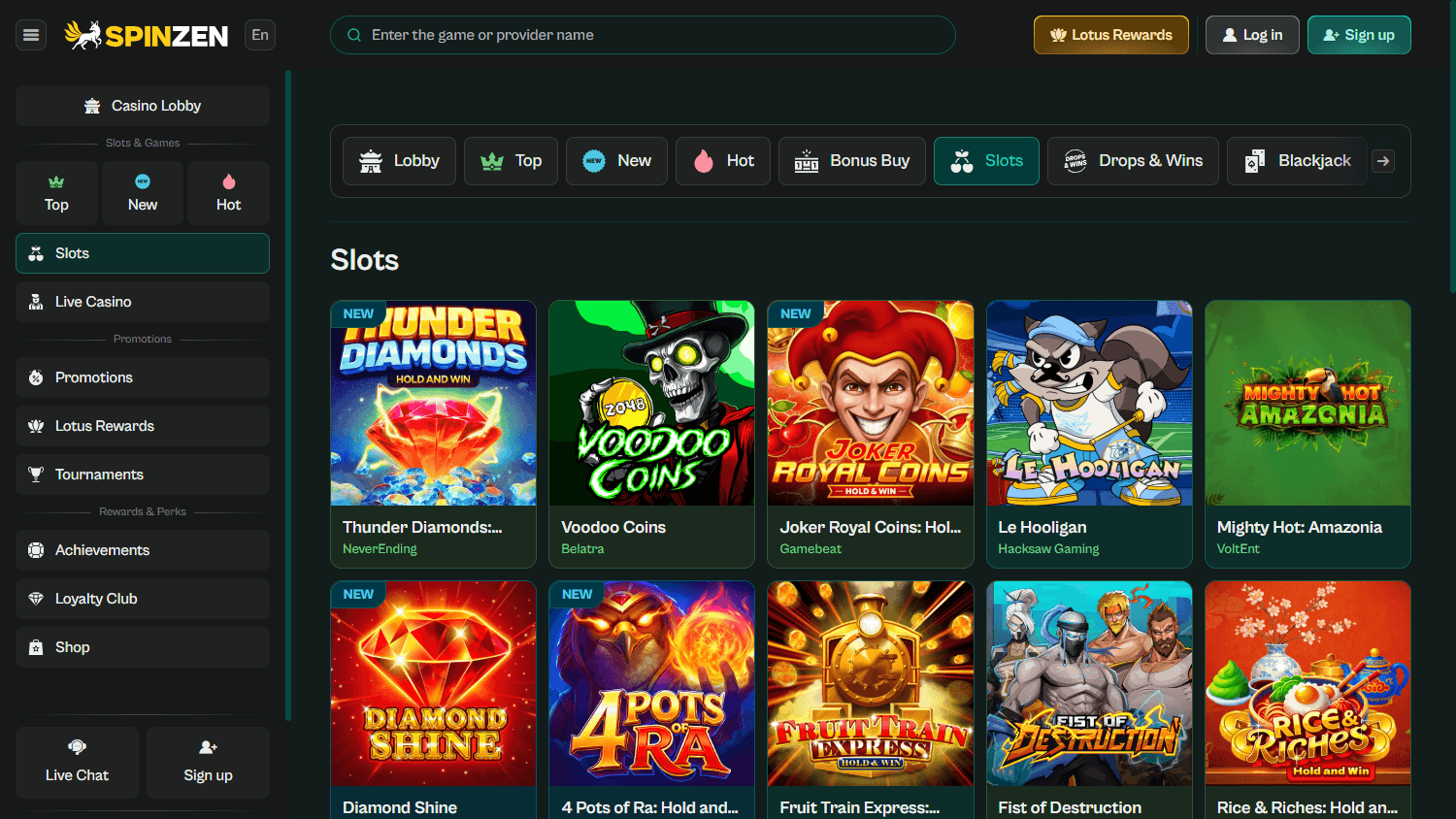 Spinzen_Casino_game_gallery_desktop