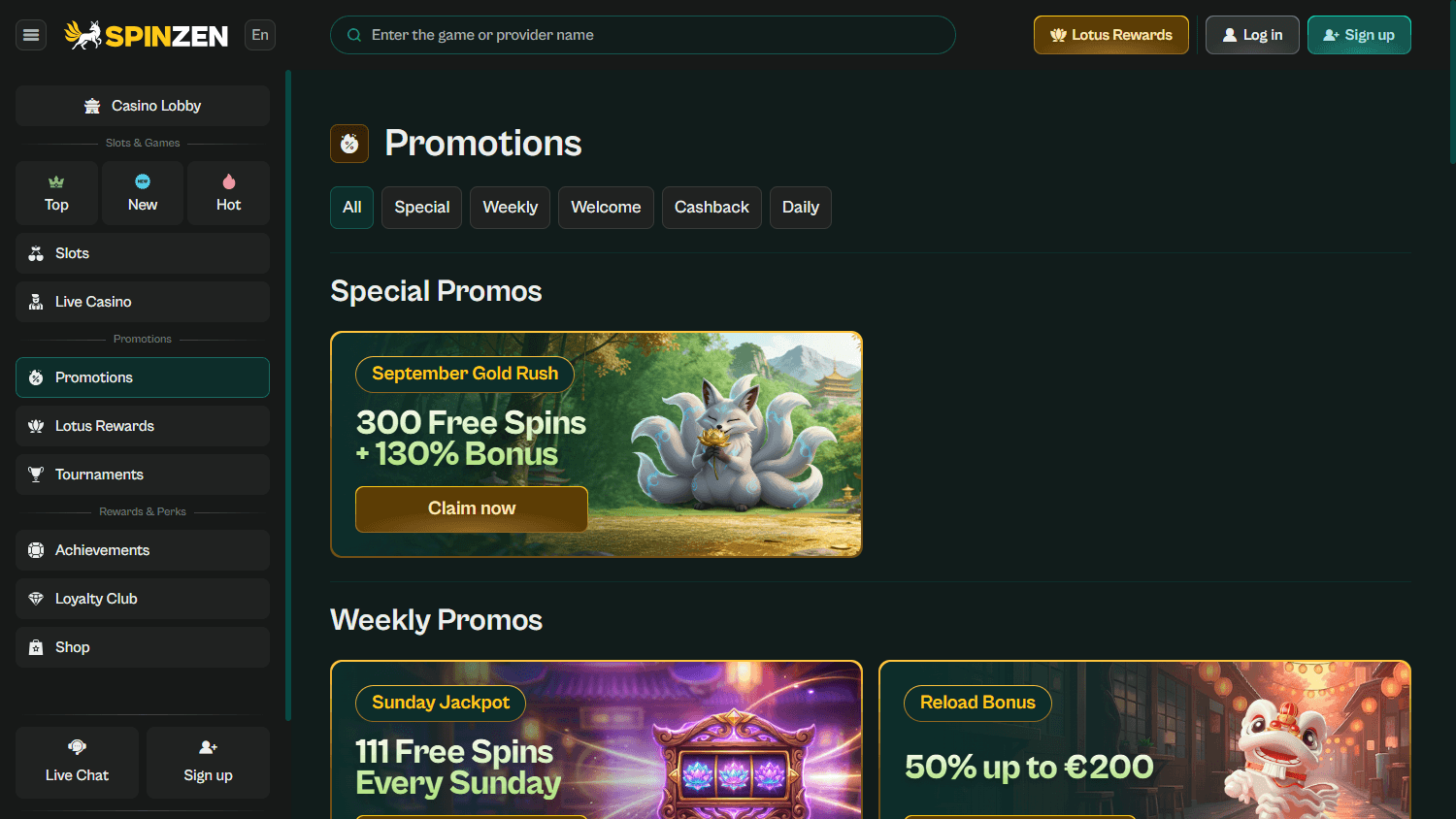 Spinzen_Casino_promotions_desktop